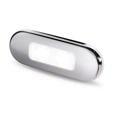  LED lamp oblong ss warm white 