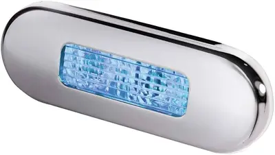  LED lamp oblong ss cool blue 